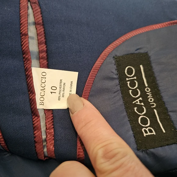 Blue suit size 10 - Picture 4 of 8